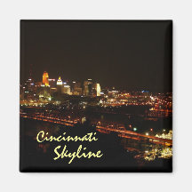 Cincinnati Skyline Magnet