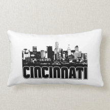 Cincinnati Skyline Pillow