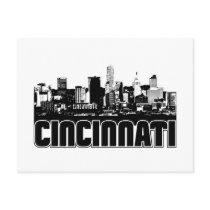 Cincinnati Skyline Post Cards