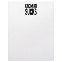Cincinnati Sucks letterhead by MyShirtSucks Cincinnati Sucks letterhead