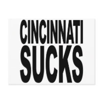 Cincinnati Sucks postcards