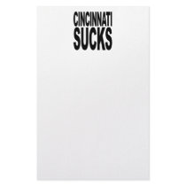 Cincinnati Sucks stationery by MyShirtSucks Cincinnati Sucks stationery