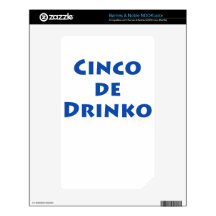 cinco de drinko skin for NOOK color
