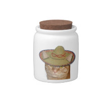 Cinco de Gato Candy Jar