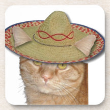 Cinco de Gato Drink Coaster