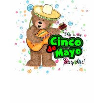 Cinco de Mayo Bear Party Shirt by nextstopitaly Cinco de Mayo Bear Party Shirt