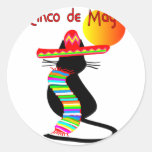 Cinco de mayo CAT Design--Adorable Stickers