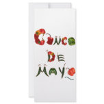 Cinco de Mayo Chili Peppers rack cards