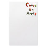 Cinco de Mayo Chili Peppers Customized Stationery