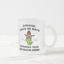Cinco de Mayo Designated Drunk Coffee Mugs