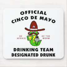 Cinco de Mayo Designated Drunk Mouse Mats