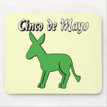 Cinco de Mayo Donkey T-shirts and Gifts mousepads