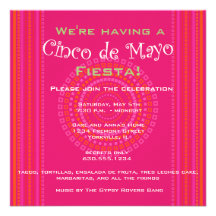 Cinco de Mayo/Fiesta Invitation
