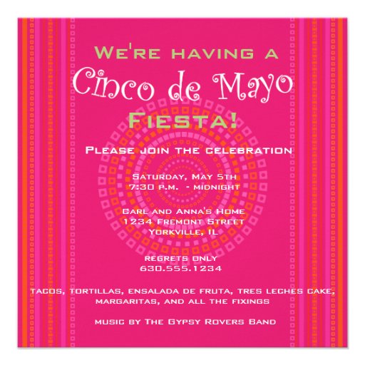 Cinco de Mayo/Fiesta Invitation