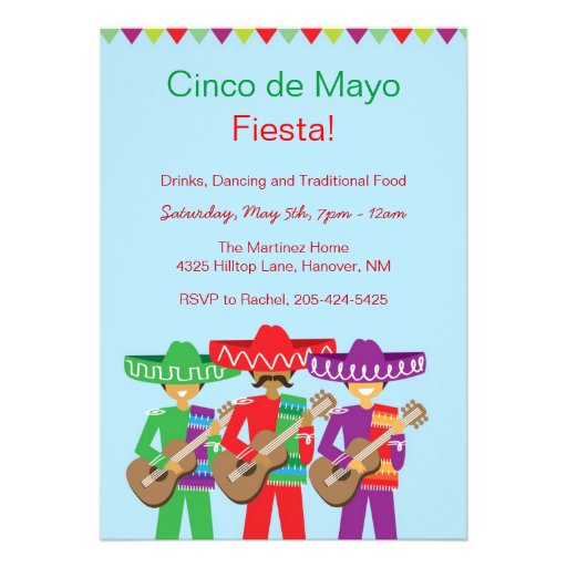 Cinco de Mayo Fiesta Invitations