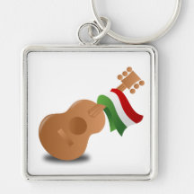 Cinco de Mayo Guitar Key Chain