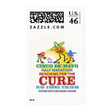 Cinco de Mayo Half Marathon Postage Stamp