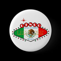 CINCO de Mayo In Fabulous Las Vegas Button buttons