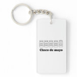 Cinco De mayo Keychain