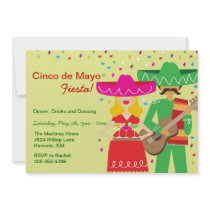 Cinco de Mayo Mariachi Invitations