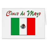 Cinco de Mayo Mexican Flag Shirt & Gifts Greeting Cards