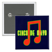 Cinco de Mayo Music Button buttons