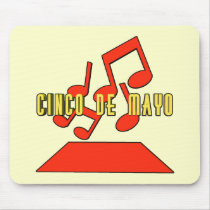 Cinco de Mayo Music T-shirts and Gifts mousepads