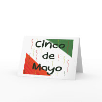 Cinco de Mayo Party Fiesta Card Red White Green by icansketchu Cinco de Mayo Party Fiesta Card Red White Green