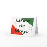 Cinco de Mayo Party Fiesta Card Red White Green