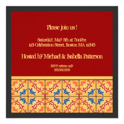 Cinco de Mayo Party! Happy Fiesta Invitation