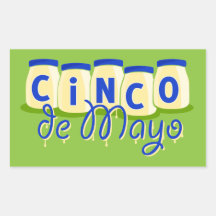 Cinco de Mayo Rectangular Stickers