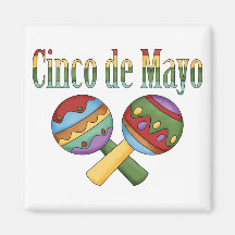 Cinco de Mayo Tees and Gifts for Kids, Adutls Fridge Magnets