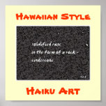 "Cindercone" Haiku Art Print