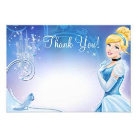 Cinderella 3 Thank You Cards Custom Invitation