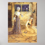 Cinderella and Fairy Godmother; Millocent Sowerby posters