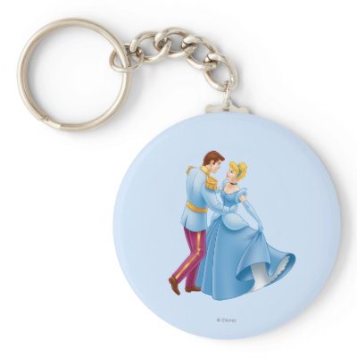 Cinderella and Prince Charming keychains
