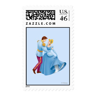 Cinderella and Prince Charming stamps
