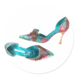 Cinderella Beaded Brocade Pumps stickers