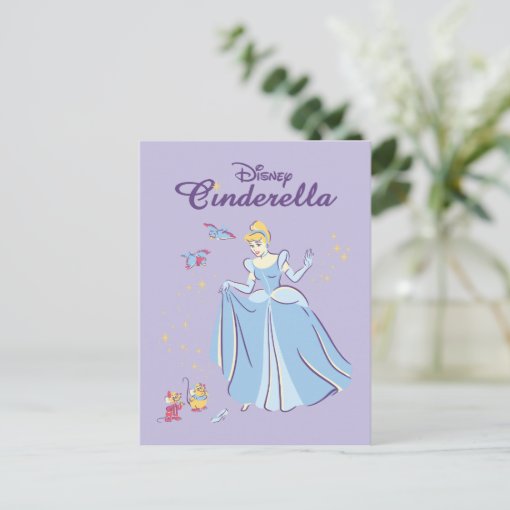 Cinderella Bibbidi Bobbidi Boo Postcard Zazzle