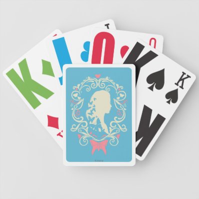 Cinderella Butterfly Cameo Bicycle Playing Cards