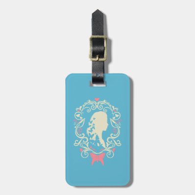 Cinderella Butterfly Cameo Travel Bag Tag