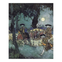 Cinderella Coach by Edmund Dulac Poster posters
