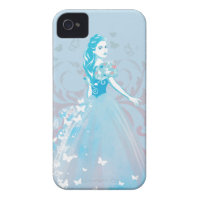 Cinderella Fanciful Butterfly Flourish iPhone 4 Case