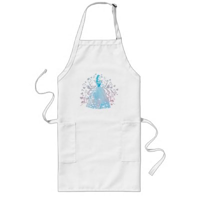 Cinderella Fanciful Butterfly Flourish Long Apron