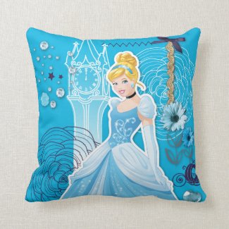 Cinderella - Graceful Throw Pillows