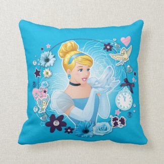 Cinderella - Gracious as a True Princess Throw Pillow
