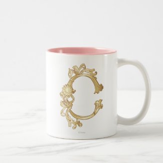 Cinderella Ornate Golden Pattern Two-Tone Mug