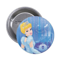 Cinderella Princess Pinback Button