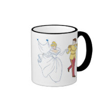 Cinderella Running With Prince Charming Coffee Mug