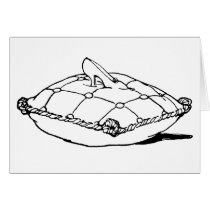 Cinderella Shoe and Pillow Vintage Art cards
